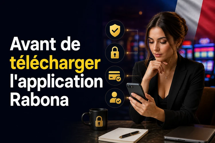 Avant de télécharger l'application Rabona